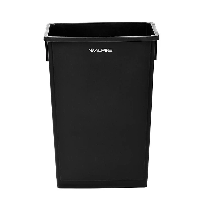 Alpine Industries Trash Can, 23 Gallon, Black, Commercial (477-BLK) - Image 2
