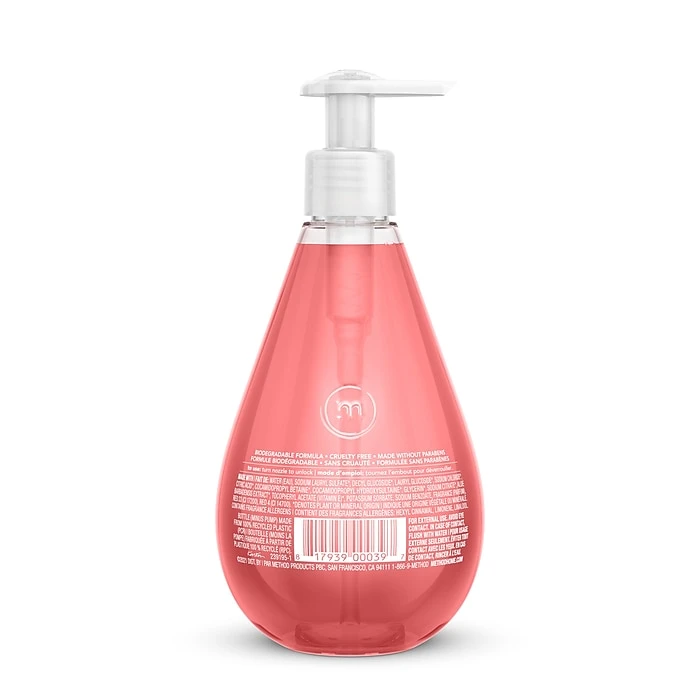Method Liquid Soap, Pink Grapefruit, 12 Oz. (MTH00039) - Image 2