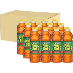Pine-Sol® Disinfectant All Purpose Multi-Surface Cleaner, Original Pine, 24 Oz, 12/Pk, (97326) (Package May Vary)