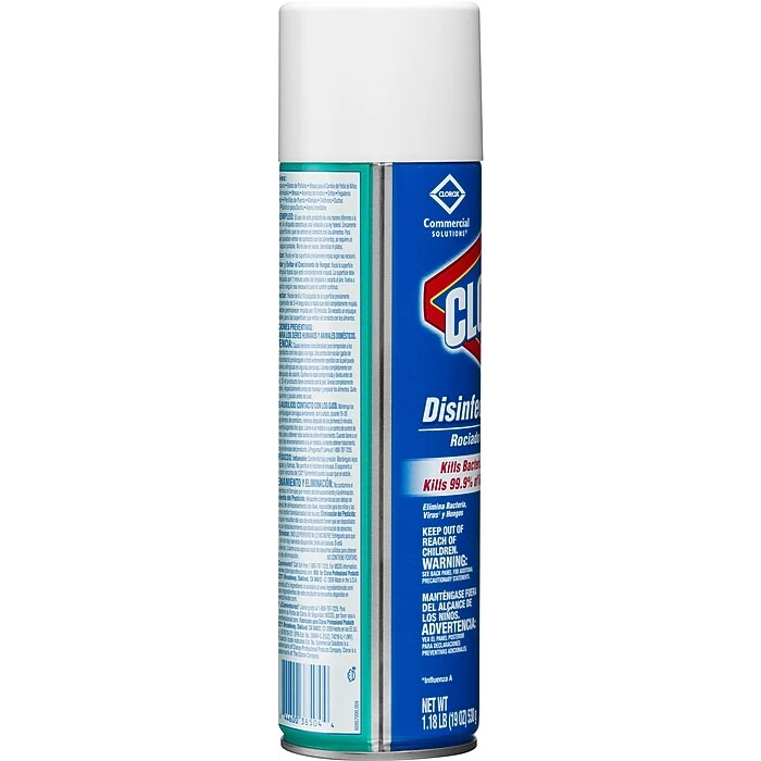Clorox Commercial Solutions® Clorox® Disinfecting Aerosol Spray, Fresh Scent, 19 Ounces (38504) Packaging May Vary - Image 5