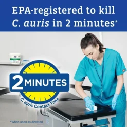 Clorox Healthcare® Disinfecting Wipes Plus Refill, 185 Wipes/Container, 2/Carton (30827)