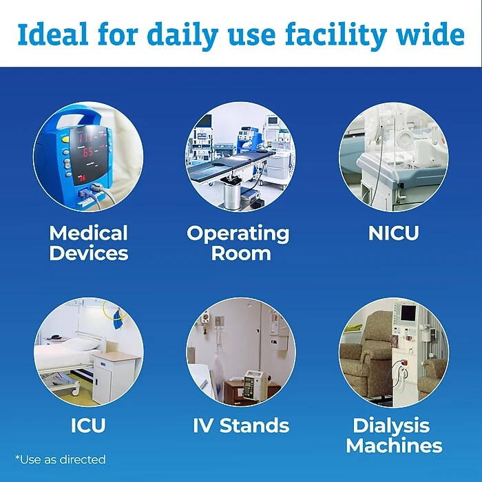 Clorox Healthcare Disinfecting Wipes, 185 Wipes/Container, 2/Carton (30826) - Image 5