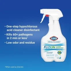 Clorox Healthcare® Fuzion® Cleaner Disinfectant, Spray , 32 Fluid Ounces (31478) (Package May Vary)