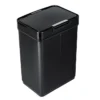 Honey-Can-Do Motion Sensor Steel Indoor Trash Can With Automatic Lid, 13.2 Gallon, Black (TRS-08415)
