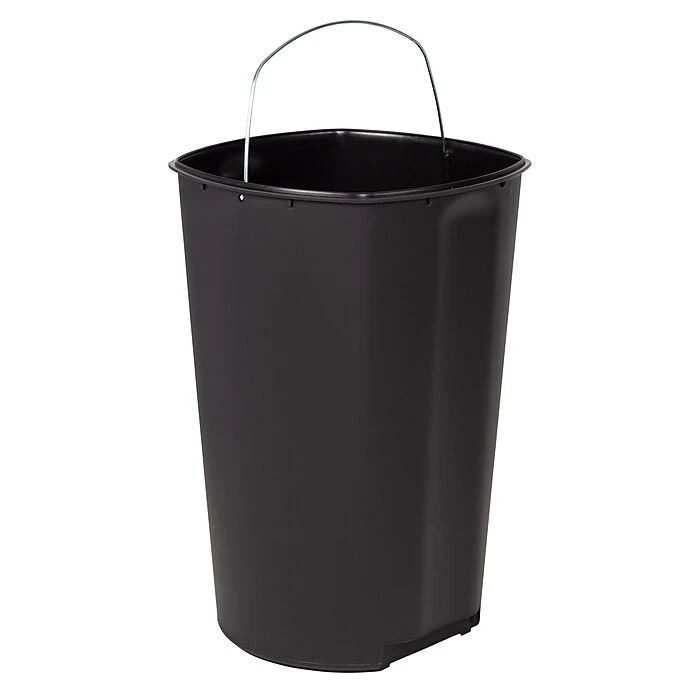 Honey-Can-Do Steel Indoor Square Soft-Close Step Trash Can With Hinged Lid, 13.2 Gallon, Silver (TRS-09335) - Image 7