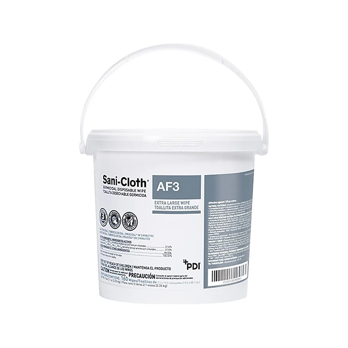 Sani-Cloth AF3 Germicidal Disposable Wipes, 160/Pail, 2 Pails/Carton (P1450PCT)