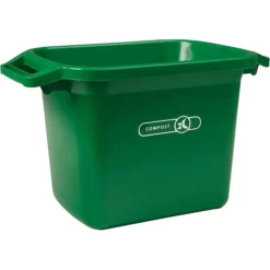 Rubbermaid 5.5-Gallon Kitchen Compost Bin, Green (2055573)