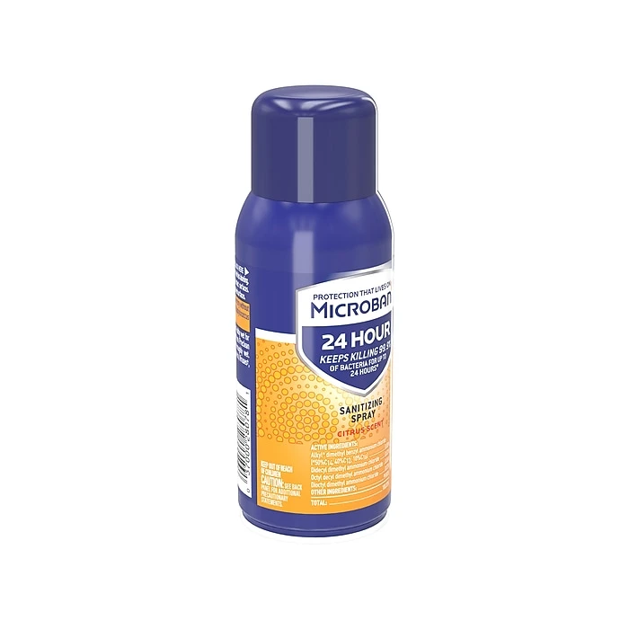 Microban 24 Disinfecting Sanitizing Spray, Citrus Scent, 2.8 Oz. (28078) - Image 2