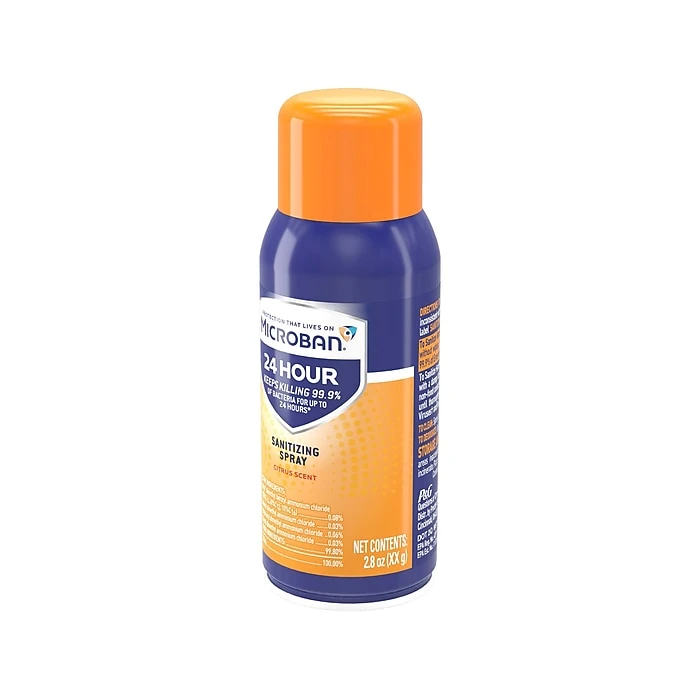 Microban 24 Disinfecting Sanitizing Spray, Citrus Scent, 2.8 Oz. (28078) - Image 3