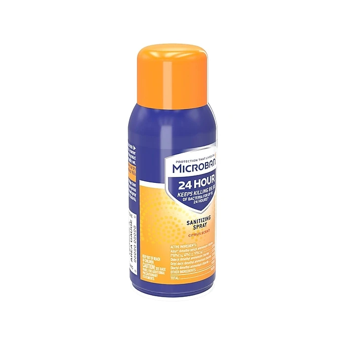 Microban 24 Disinfecting Sanitizing Spray, Citrus Scent, 2.8 Oz. (28078) - Image 4