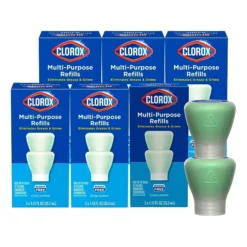 Clorox Multipurpose Cleaner Refill Pods, Crisp Lemon Scent, 2 Pods/Box, 8 Boxes/Carton (60161)