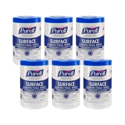 Purell Healthcare Disinfecting Wipes, 110 Wipes/Container, 6/Carton (9340-06)