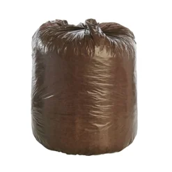 Stout By Envision 39 Gallon Controlled Life-Cycle Trash Bags, Low Density, 1.1 Mil, Brown, 40 Bags/Box (STOG3344B11)
