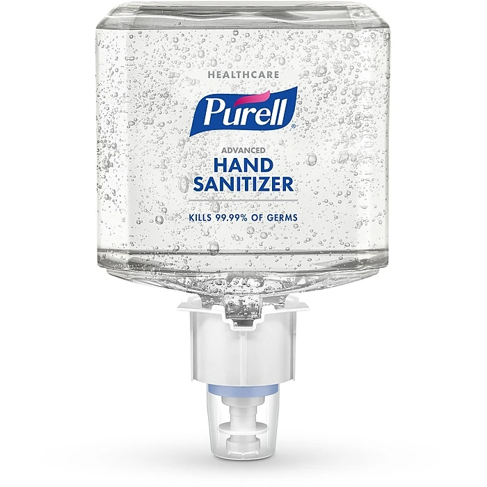 PURELL Advanced Hand Sanitizer Gel Refill For PURELL ES4 Manual Dispenser, Refreshing Gel, 1200 ML, 2/CT (5063-02)