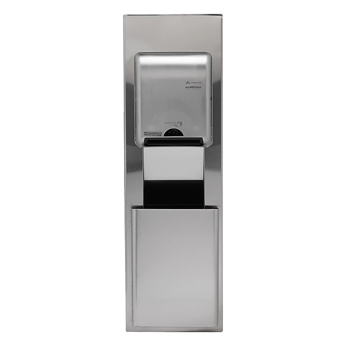 GP PRO™ Recessed California Building Code Compliant Trash Receptacle For 12" Cavaties, Stainless (59453)