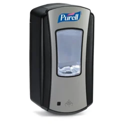 Purell LTX 12 Automatic Wall Mounted Hand Sanitizer Dispenser, Chrome/Black (1928-04)