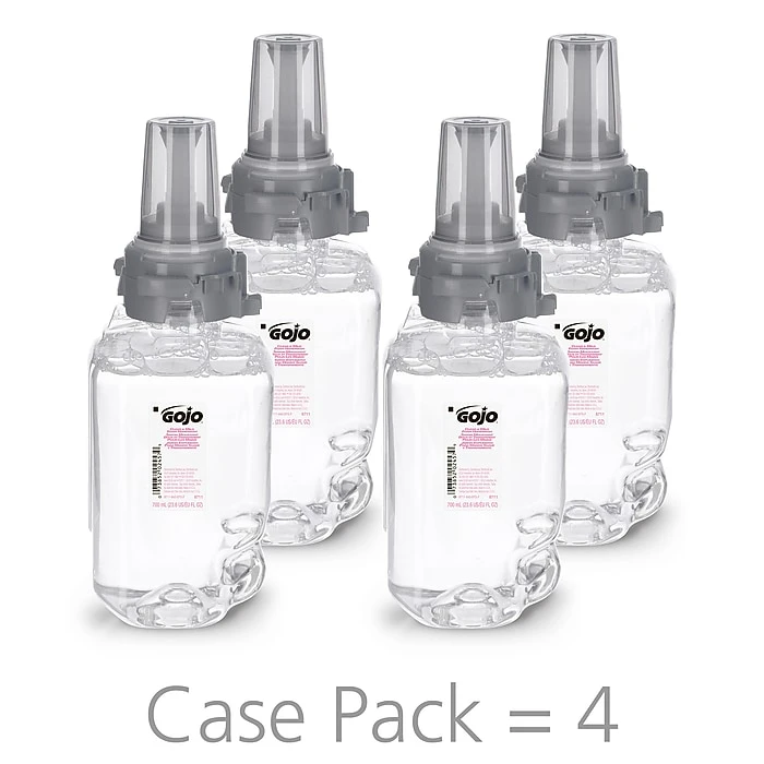 GOJO Foaming Soap Refill, Unscented, 23.6 Oz., 4/Carton (8711-04) - Image 2