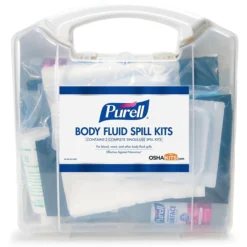 Purell Body Fluid Spill Kit In Clam Shell Carrier, 2 Spill Kit Uses Per Clamshell (3841-08-CLMS)
