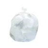 Heritage 30-33 Gallon Trash Bags, 33x40, High Density, 9 Micron, Natural, 25 Bags/Roll, 20 Rolls (Z6640LN R01)