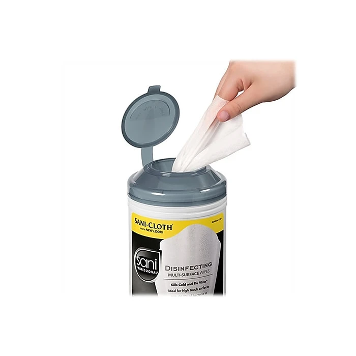 Sani-Cloth Professional Disinfect Disinfecting Wipes, 200 Wipes/Container, 200/Pack (P22884) - Image 3