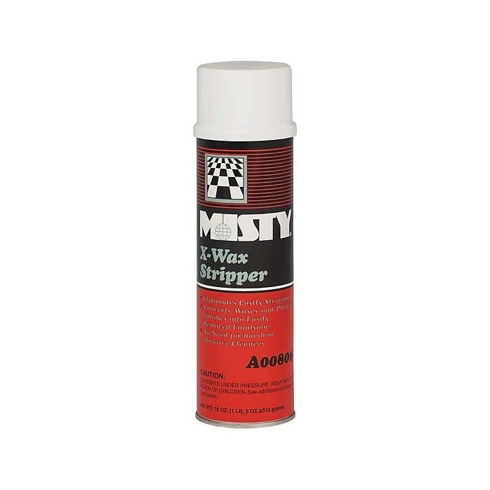 Misty X-Wax Floor Stripper, Alcohol, 18 Oz. (A00806)