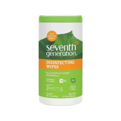 Seventh Generation Disinfecting Wipes, Citrus And Lemongrass Scent, 70 Wipes/Container, 70/Pack (SEV22813)