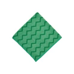 Rubbermaid HYGEN Microfiber Dry Cloths, Green, 12/Carton (FGQ62000GR00)