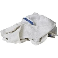 Monarch Brands Cotton Wipers, White, 125/Box (N030-W69-25)