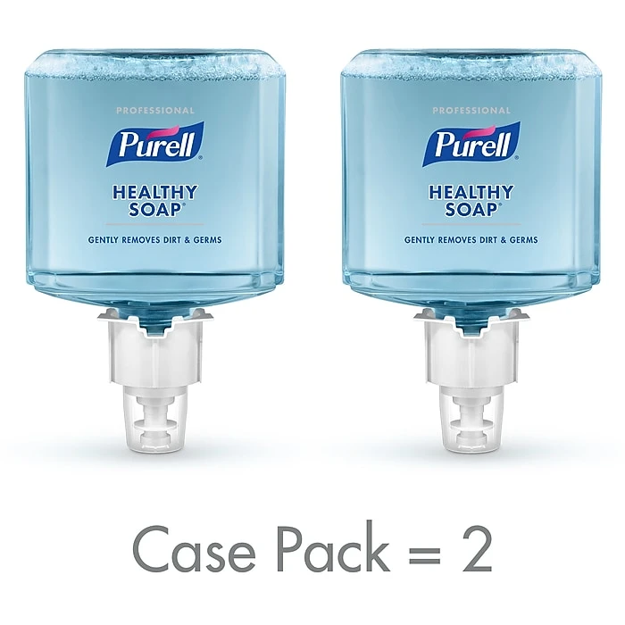 PURELL Healthcare Healthy Soap Gentle And Free Foam Refill Dispenser, 1200 ML, 2/Carton(5072-02)
