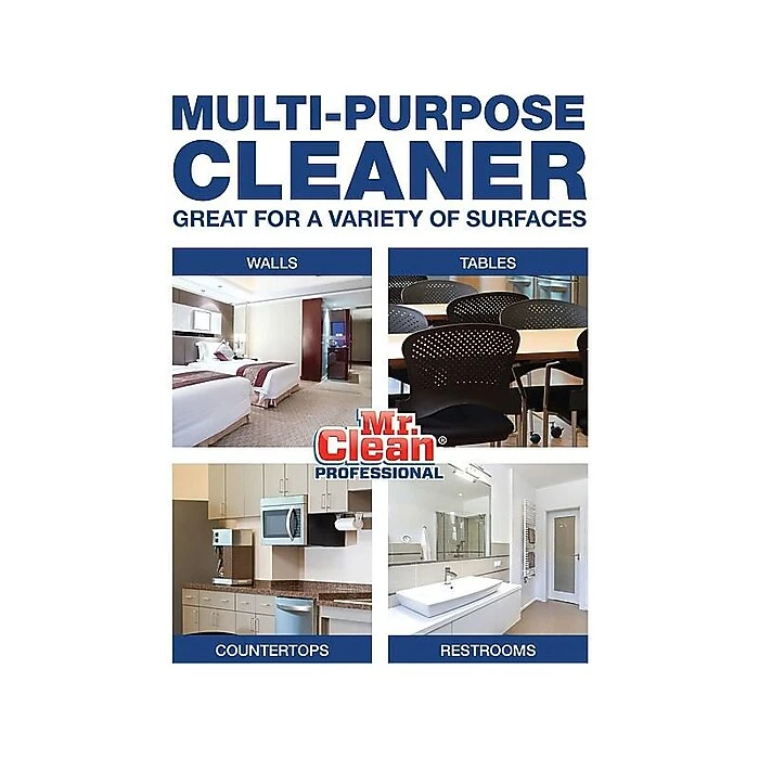 Mr. Clean Professional Liquid Concentrate Finished Floor Cleaner, Lemon Scent, 1 Gallon (02621) - Image 3