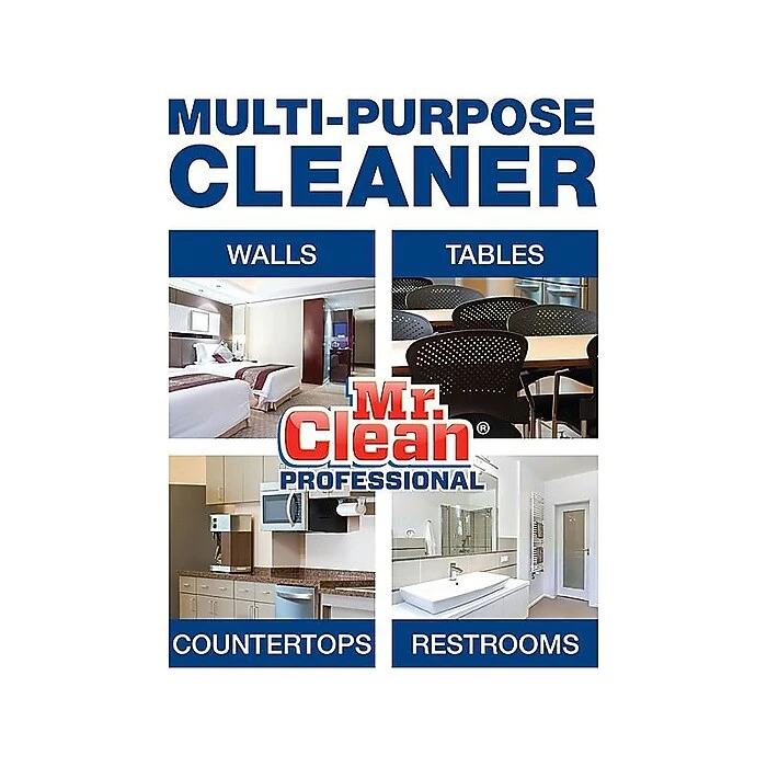 Mr. Clean Professional Liquid Concentrate Finished Floor Cleaner, Lemon Scent, 1 Gallon (02621) - Image 5