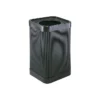Safco At-Your-Disposal Outdoor Trash Can With Lid, Black HDPE, 38 Gal. (9790BL)