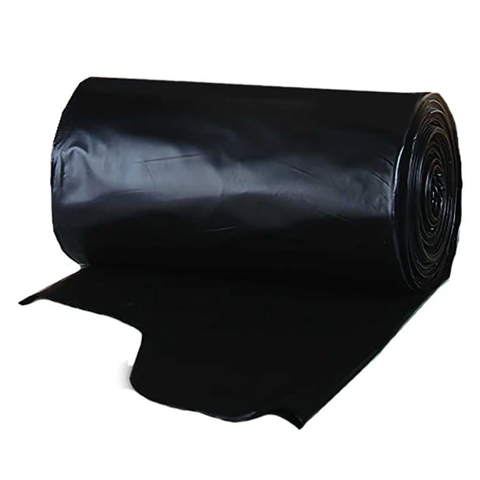 Berry Global 55 Gallon Wing Tie Heavy Duty Contractor Trash Bags, Low Density, 3 Mil, Black, 15 Bags/Box, 4 CT (WTCON55GAL)