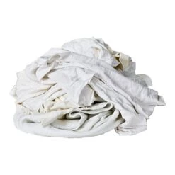 Monarch Brands Cotton Rags, White, 50 Lbs. (R020-W48)