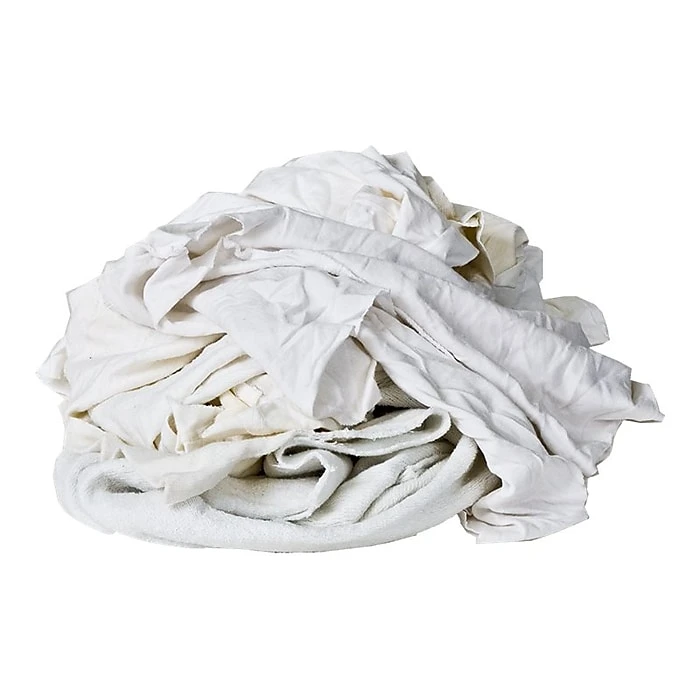 Monarch Brands Cotton Rags, White, 50 Lbs. (R020-W48)