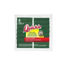 Quickie Long Lasting Heavy Duty Scrubber Sponge, 6/Pack (2052220)