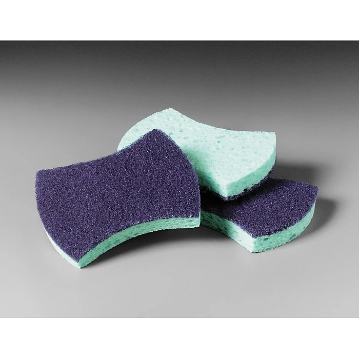Scotch-Brite™ Power Sponge 3000CC, 2.8" X 4.5" X 0.6", 5/Pack - Image 2