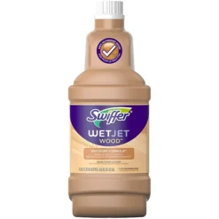 Swiffer WetJet Wood Floor Liquid Cleaner Solution Refill, 42.2 Fl Oz (23682)