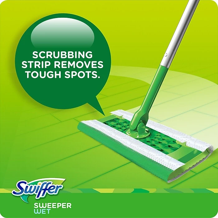 Swiffer Sweeper TRAP + LOCK Wet Refill Mop Pads With Gain, 24/Pack (95532) - Image 6