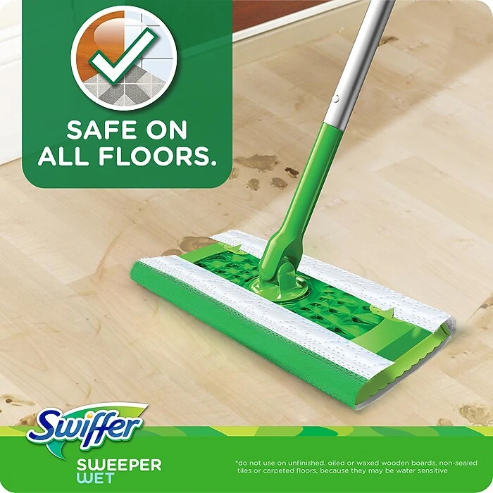 Swiffer Sweeper TRAP + LOCK Wet Refill Mop Pads With Gain, 24/Pack (95532) - Image 3