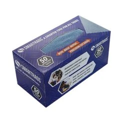 Monarch Brands SmartRags Microfiber Rags, Blue, 50/Box (M950B)