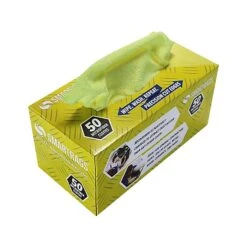 Monarch Brands SmartRags Microfiber Rags, Yellow, 50/Box (M950Y)