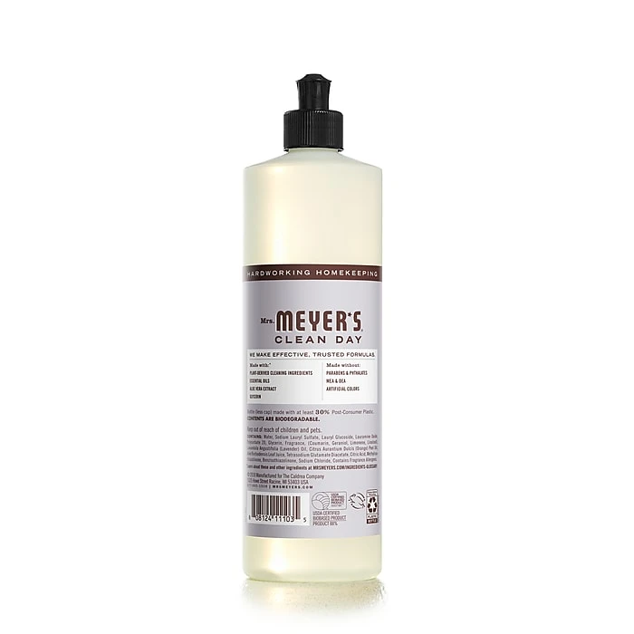 Mrs. Meyer's Liquid Dish Soap, Lavender, 16 Oz. (347634) - Image 2