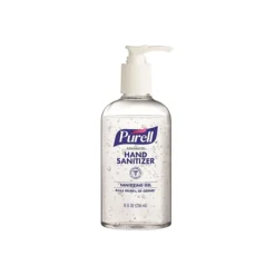 PURELL Advanced Hand Sanitizer Refreshing Gel, Clean Scent, 8 Oz Pump Bottle (4040-12-S EA)