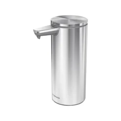 Simplehuman Automatic Hand Soap / Sanitizer Dispenser, 266mL., Brushed Steel (ST1043)